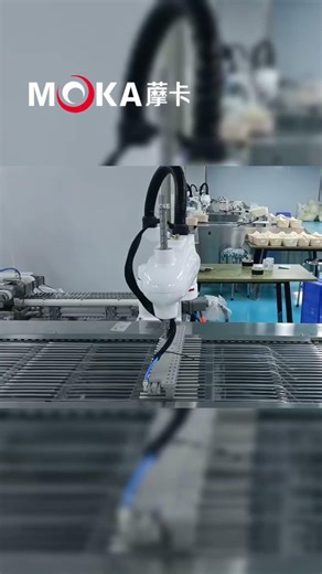 MOKA SCARA Robot | Fast Loading & Unloading #industry #machine #factory #scararobot #moka