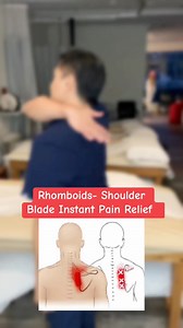 16K reactions · 2.9K shares | Alleviate Shoulder blade pain with this stretch #shoulderpain #rhomboids #stretching #physicaltherapy #everyonefollowers Jun Reyes | Jun Reyes | Facebook