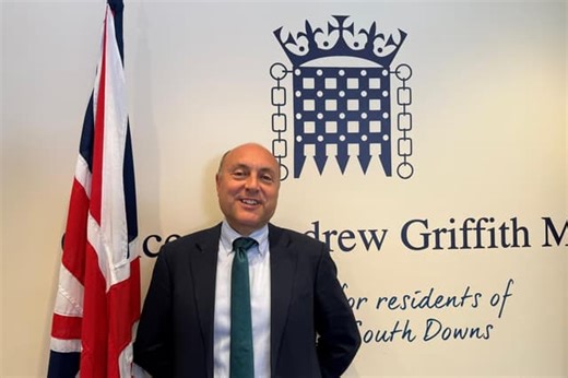 Andrew Griffith MP supports campaign to fly the flag