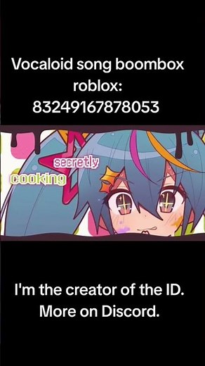 Vocaloid id song boombox roblox #roblox #роблокс #boombox #song #music #miku #vocaloid