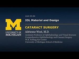 IOL Materials and Designs Cataract surgery