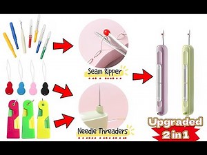 Upgraded 2 in 1 Automatic Needle Threaders Seam Ripper