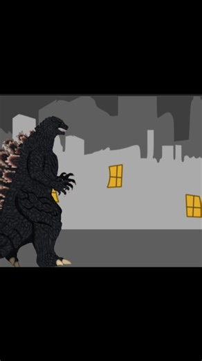 gemstone godzilla animation #viral #godzilla #animation #dc2 #edit