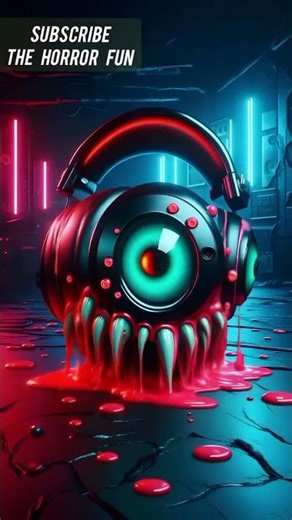 🎧 Cursed Headphones with Eyes and Teeth! | Cyberpunk Horror
