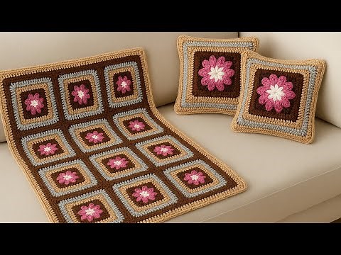 Look at This BEAUTY! Unique Crochet Granny Square Pattern