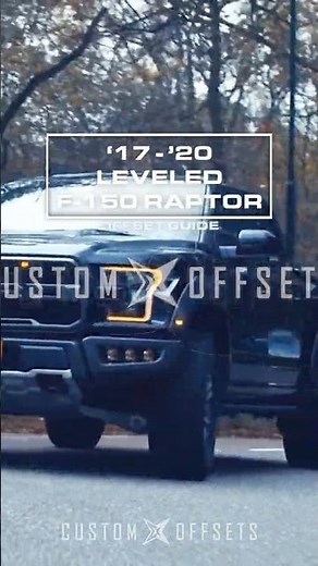 2017-2020 Ford Raptor - Level OFFSET VIDEO GUIDE FROM CUSTOM OFFSETS