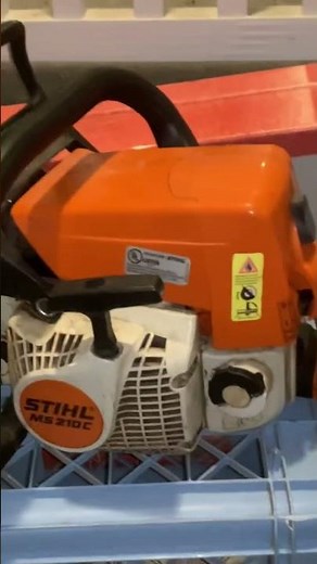 Stihl MS 210C after a fuel and impulse line replacement