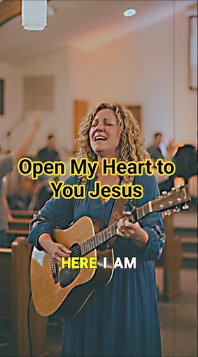 Open My Heart to You Jesus |Your love never fails Powerful Worship Lyric Video