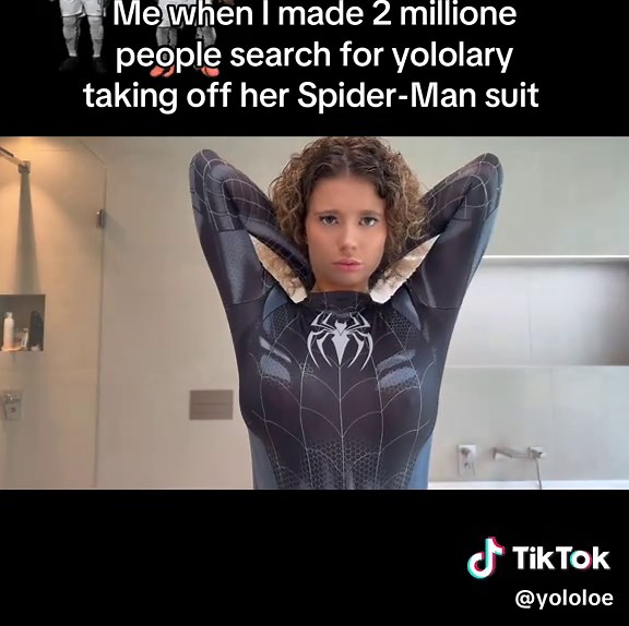 Yololary Takes Off Spider-Man Suit: A Viral Moment