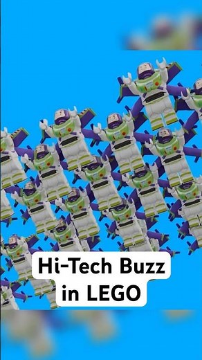 I built Hi-Tech Buzz in LEGO (Toy Story 5)