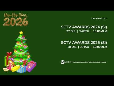 Saluran Myvision - SCTV Awards (SI) (27-28 Dis 2025)