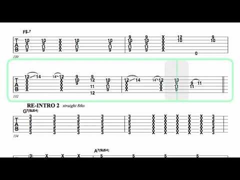 YES ● Perpetual Change [ Isolated Guitar 1 + TAB ]