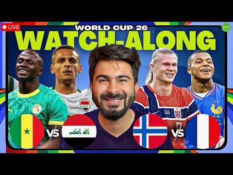 Norway v France | Senegal v Iraq FIFA World Cup LIVE Watchalong | TFHD