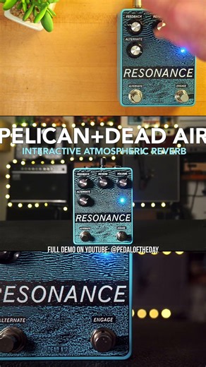 Pelican + Dead Air Resonance Reverb #pelican #deadair #runforcover #reverb #postmetal #pedals
