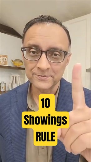 10 Showings = 1 Offer (Real Estate Rule)