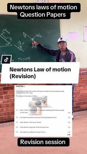Newton's Laws of Motion: Free-Body Diagrams & Revision