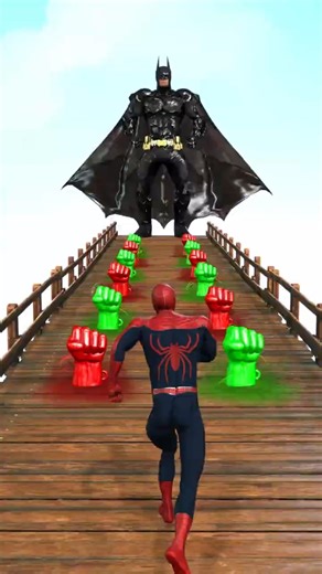Spider Man VS 999 LVL Boss Can Spider Man Defeat Batman Help Spider Man