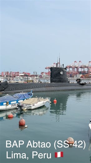1954 Abtao-class Submarine in Lima, Peru