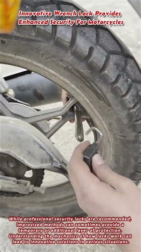 Innovative Wrench Lock Provides Enhanced Security For Motorcycles