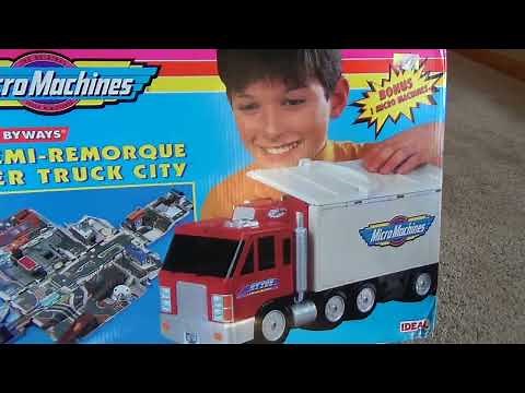 Micro Machines Super Truck City Playset - Unboxing and Demonstration