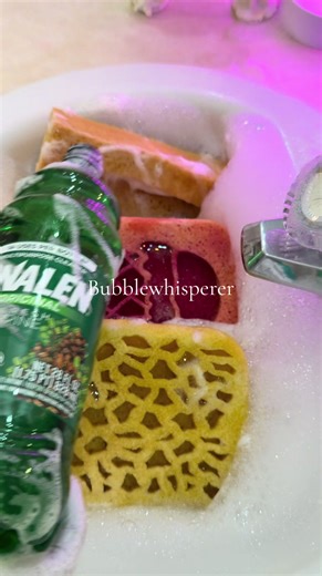 The rinse #spongesqueezing | bubbles machines