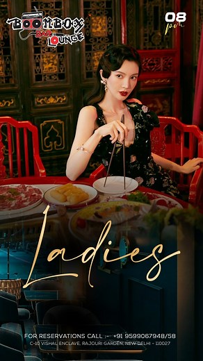 Ladies, get ready to rock the dance floor at BoomBox Cafe Rajouri Garden! Join us for a sizzling Ladies Night featuring the one and only DJ Ansh! Let's dance the night away and create unforgettable memories! Enjoy complimentary drinks all night long as you groove to the hottest tracks! Gather your girl squad and let's paint the town red! : 𝐅𝐨𝐫 𝐑𝐞𝐬𝐞𝐫𝐯𝐚𝐭𝐢𝐨𝐧𝐬 𝐂𝐚𝐥𝐥 📞 𝟗𝟓𝟗𝟗𝟎𝟔𝟕𝟗𝟑𝟖/𝟒𝟖/𝟓𝟖 Book your Table Now!! https://bit.ly/dineout-BoomBoxRajouri : : : : : : #boombox #b