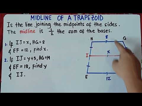Midline | Mid-Segment of a Trapezoid | Explain in Detailed |