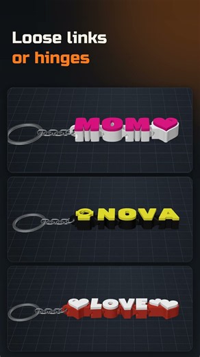 Your name, but it bends: our free Flexi Keychain Maker 🧡