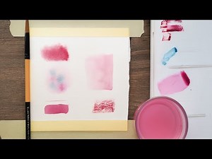 :4 Essential Watercolor Techniques for Beginners | Easy Step-by-Step Guide