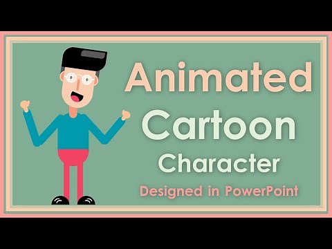 Animated Cartoon Character in PowerPoint #Microsoft 365