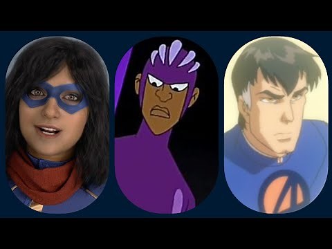 Every Comic Book Character with Elasticity (stretchy powers) in Media