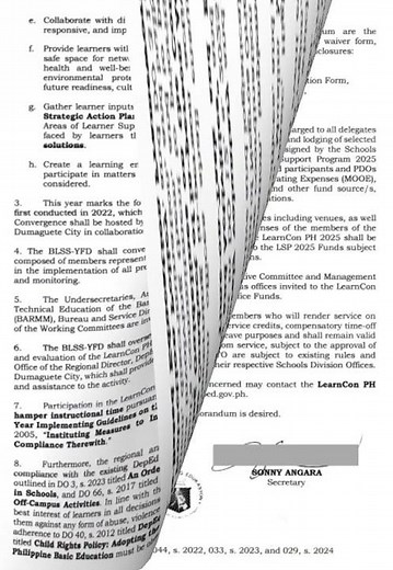 DepEd MEMORANDUM No. 096, S. 2025 Released Date: October 14, 2025