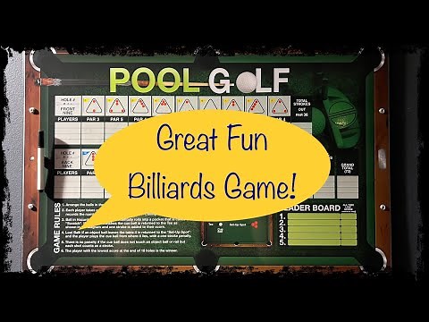 Pool Golf ⛳️ | Great Billiards Game | Is it Fun? YES! | How to Play | Example Holes | Jflowers Cue