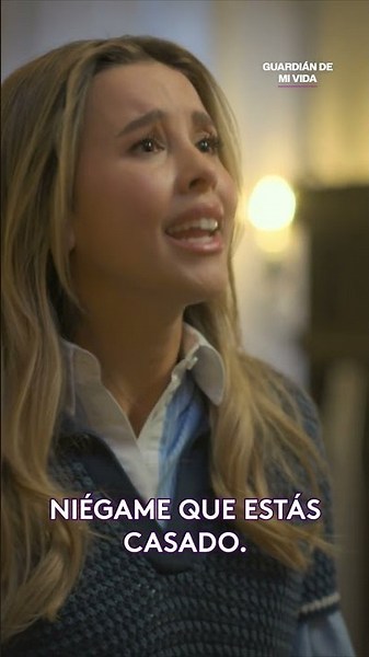 Salvador confesses that he is married #Uninovelas #GuardianOfMyLife