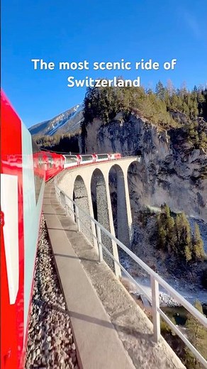 The most scenic ride of Switzerland: Glacier Express