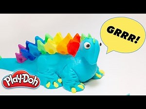 How to create Dinosaurs with Play-Doh Compound | Stop Motion | Play-Doh: Creative Ideas for Kids
