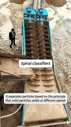 High efficiency gold copper separator spiral classifier machine #spiral #classifier #jycrusher