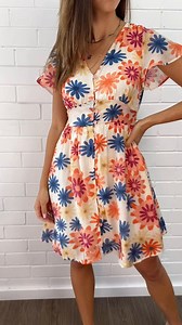 40K views · 60 reactions | The Alice Dress is cute and fun, it’s not long but not too short, and it has elastic at the back of the bust so the empire line sits beautifully under the bust. Functional buttons, pockets and pretty sleeves, there’s nothing not to love x x Shop HERE: vineapparel.com/products/alice-dress Kym's wearing an 8 and is 175cm tall x | Vine Apparel | Facebook