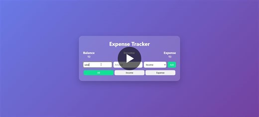 Expense Tracker Web App Built with HTML CSS JavaScript | Hymavathi Guvvala posted on the topic | LinkedIn