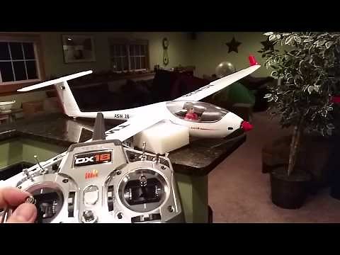 Volantex RC / Lanyu - ASW 28 - Control Setup Review (old one)