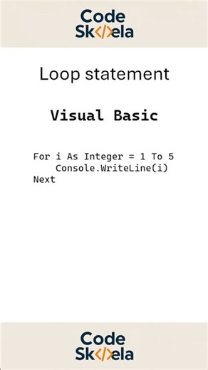 3 Loop statement with different programming languages #coding #learntocode