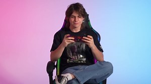 GTPLAYER RGB Gaming Chair with Speakers, Computer Gamer Chair with Footrest and LED Lights, PC Gamer Chairs for Adults, High Back Reclining Office Chairs, Linkage Armrest (Black, with Speakers)