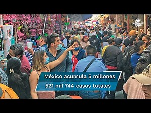 México suma 13 mil 115 contagios y 382 muertes por Covid-19 en 24 horas