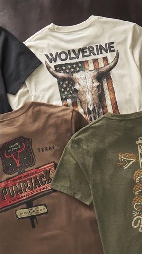 NEW Graphic Tees // Wolverine Boots