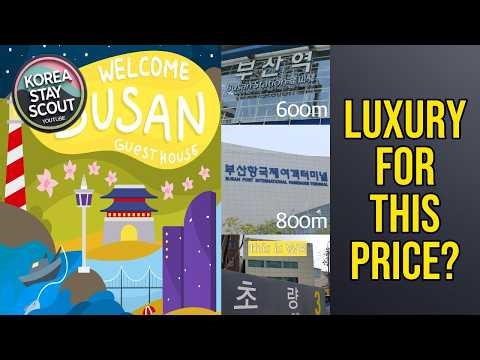 Welcome Busan Guesthouse - Luxury for This Price? | Busan, South Korea🏨