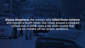Here's why Alyssa Shepherd could be released early from prison. Shepherd was convicted in 2019 of killing three children and injuring a fourth when she drove around a stopped school bus in Fulton County. | WRTV
