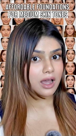 FOUNDATION FOR MEDIUM TONE😱 #makeup #makeupartist #ytshorts #shorts #dailyshorts #easy