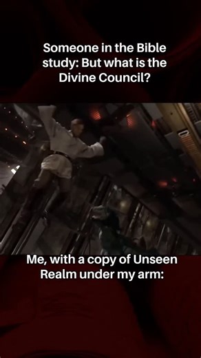 Michael S. Heiser on Instagram: "Every Bible study has that one person ready to drop The Unseen Realm like a theological mic. 🎤📖 #DivineCouncil #BibleStudyHumor #SupernaturalWorldview #DRMSHCommunity"