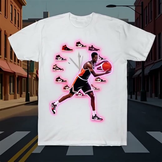 Jordan Sneaker Clock T-Shirt