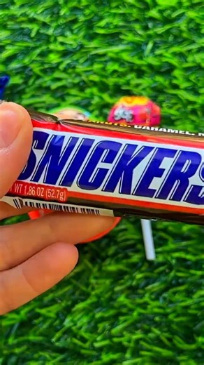 ASMR SNICKERS CHALLENGE #asmr #snickers #asmrcandies #candyopening #satisfyingvideo